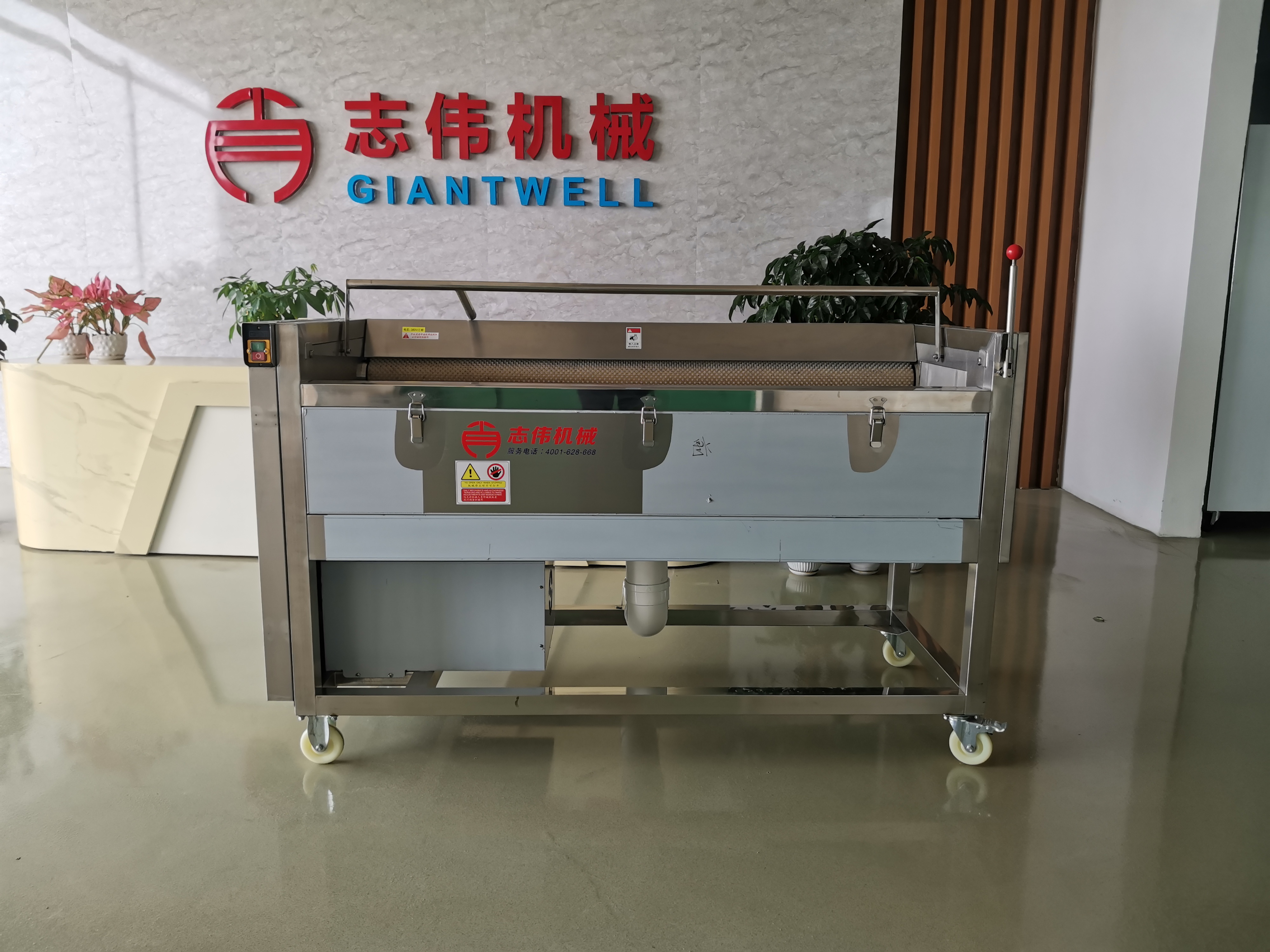 ZW-918清洗去皮機，土豆去皮機